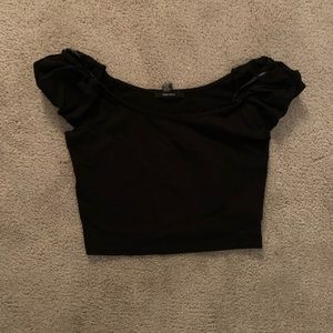 Forever 21 Off the Shoulder Crop Top